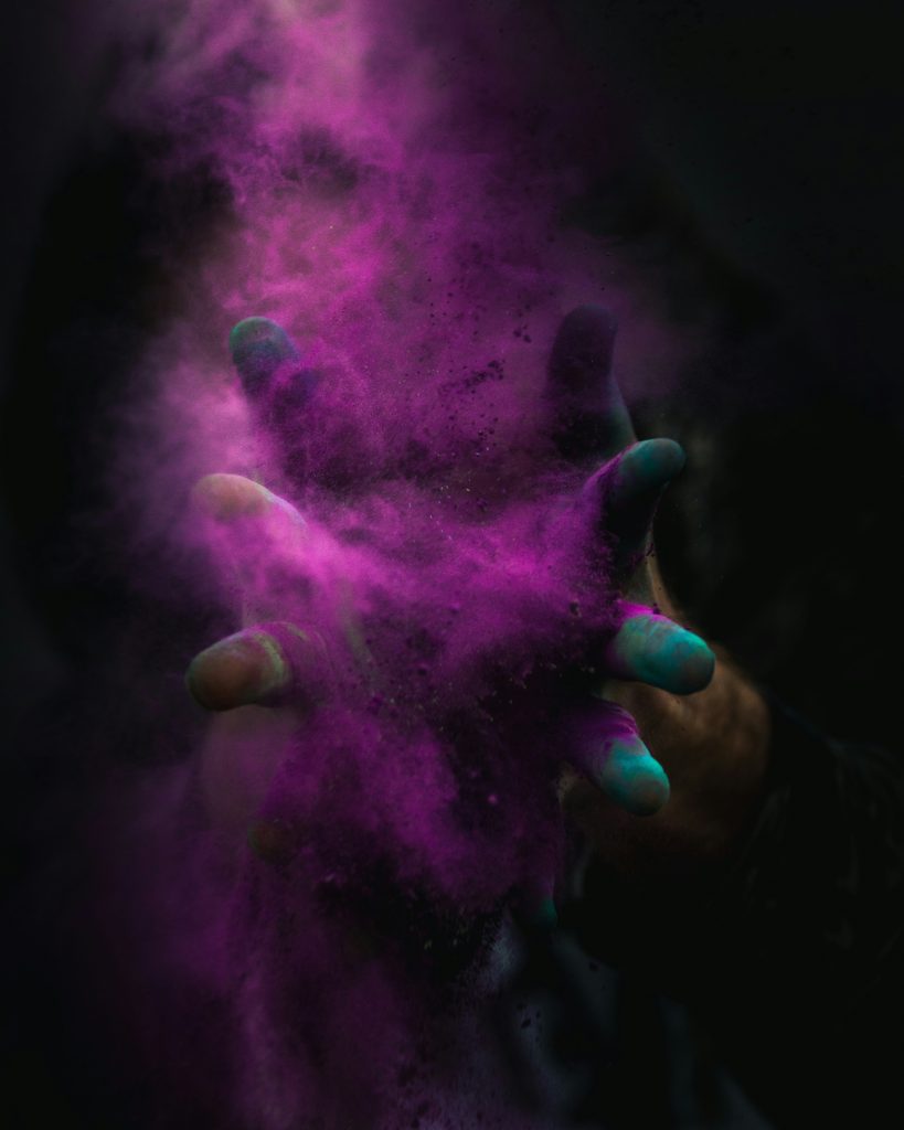 Moises Hand paint